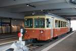 BLM Bergbahn Lauterbrunnen-Mürren: BDe 4/4 23 (SIG/BBC/SAAS 1967) + Lklp ?, Mürren, 20.