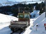 BLM - Be 4/4  22 bei der einfahrt in der Haltestelle Winteregg am 26.01.2013