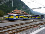 BOB - Triebwagen ABDeh 8/8  322 vor dem Depot/Werkstätte in Zweilütschienen am 04.08.2017