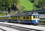 BOB - Zahnradtriebwagen ABeh 4/4  305 bei der einfahrt in den Bahnhof von Zweiltschienen am 02.09.2007