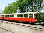 Brohltalbahn - Personenwagen 2 KL. B 33 ( ex BOB B 233 ) im Bahnhofsareal von Brohl am 03.05.2008