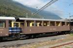 BOB Personenwagen BC4-203 III.und II.Klasse in Interlaken-Ost.9/11