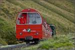 <U>Bahnbildergipfeltreffen in Brienz.</U>  

Hier müht sich Lok 15 unterhalb der Bergstation die letzten hundert Höhenmeter rauf. September 2013. 
