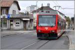 ABe 2/6 634  Le Tabeillon  dans la rue du Manège à La Chaux-de-Fonds. (12.05.2014)