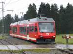 CJ - Nachschuss von GTW  ABe 2/6 631 in Pre Petit Jean am 31.08.2014