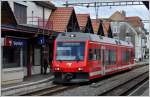 Wie auch die andern Züge legt der Regio 254 in Saignelegier einen 10 Minütigen Halt ein, aus welchen Gründen auch immer, vermutlich nicht wegen der bb.de Fotografen :-) (13.10.2014)
