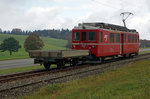 CJ: Bef 641 mit X 838 auf der Fahrt nach Saignelégier am 21. Oktober 2016.
Foto: Walter Ruetsch 