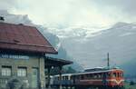 Chemin de fer Aigle–Sépey–Diablerets (ASD)_BCFe 4/4 Nr.3 (SWS, AEG; 1913), an 'La Mure' abgegeben, am Endbahnhof Les Diablerets_08-09-1976