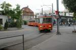 Triebzug der Bremgarten - Dietikon Bahn bei der Einfahrt in den BAhnho Dietikon. 25.08.2008