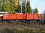 BD - Abestellter Gterwagen E 164 in Bremgarten West am 11.10.2009