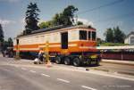 asm Seeland - Triebwagen Be 4/4  501 in Ins BN im Juni 1994