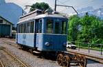 Der Be 2/3 17 der Schweizer Privatbahn Bex-Villars-Bretaye wirkte nicht besonders fahrbereit.
Datum: 19.05.1986