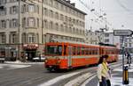 St. Gallen, ET 22 der Trogenerbahn (der Zug ging danach an die Rittnerbahn), 12.02.1986