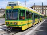 TN - Steuerwagen Bt 554 + Triebwagen Be 4/4 501 im Endhaltestelle in Neuchtel am 10.06.2007