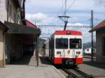 Quer durch die Schweiz 2008 - Gleich drei Bahngesellschaften treffen sich in La Chaux-de-Fonds.