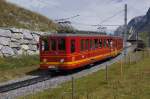 BDhe 2/4 209 und Bt 33 befinden sich am 13.8.11 oberhalb der Kleinen Scheidegg.