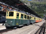 Ein Stück Eisenbahngeschichte geht zu Ende: Am 22.8.2016 fand der Abtransport der ältesten Jungfraubahn-Triebwagenkomposition der 50er- und 60er-Jahre statt.