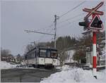 Der MOB Be 4/4 1006 (ex Bipperlisi) ist als Regionalzug bei Planchamp auf dem Weg nach Montreux. 

23. Januar 2017