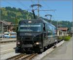Der Golden Pass Classic steht am 31.07.08 in Zweisimmen zur Abfahrt nach Montreux bereit. (Hans)