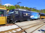 MOB Goldenpass - Lok Ge 4/4 8001 in Montbovon am 05.05.2016