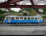 MGN - Oldtimer Zahnrad-Triebwagen Bhe 2/4 204 auf einer Fotoextrafahrt auf den Rochers de Naye für das Bahnforum.ch  im Bahnhofsareal von Glion am 25.08.2018