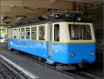 Am 31.07.08 stand der MGN Zahnrad Triebzug Beh 2/4 204 im Bahnhof von Montreux zur Abfahrt nach Rochers de Naye bereit. (Jeanny)