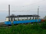 MGN - Zahnradtriebwagen Beh 2/4 207 abgestellt im Bahnhofsareal von Glion am 24.09.2008