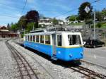 MGN Goldenpass - Triebwagen Bhe 2/4 203 in Glion am 11.05.2012