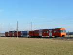 RBS - Regio nach Jegensdorf mit dem Triebwagen Be 4/12 52 bei Urtenen 11.02.2011    