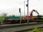 RBS - Dienstwagen X 703 im Bahnhofsareal in Büren zum Hof am 01.05.2014