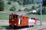 Nr.17 der Schynigen-Platte-Bahn - Erinnerung an eine lngst (1996) verschwundene Lok.