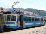 ( TPC ) ASD Triebwagen BDe 4/4 403 im Bahnhof von Aigle am 30.07.2006