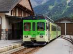 tpc / ASD - Triebwagen BDe 4/4 401 im Bahnhof Les Diablerets am 27.07.2014