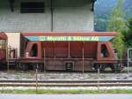 tpf / Schotterwagen  Fad 760 Abgestellt in Saanen am 29.07.2007