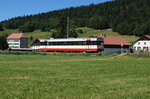 TRN/CMN: Noch rattern die kleinen roten Züge auf den abgelegenen Strecken zwischen La Chaux-de-Fonds - Les Ponts-de-Martel und Le Locle - Les Brenets mit einer Eigentumslänge von 20 km hin