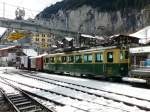 WAG - Triebwagen BDeh 4/4  104 in Lauterbrunnen am 25.02.2011