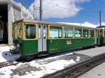 WAB - Steuerwagen Bt 277 auf der Kleinen Scheidegg am 18.05.2014