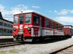 zb - Steuerwagen 1 Kl. At 22-6 abgestellt im Depotareal der zb von Stansstad am 01.08.2010 .. Standpunk des Fotografen auserhalb des Geleisfeldes auf einer Strasse ..