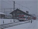 Der ex CEV Be 2/6 7004  Montreux, fährt nun als Be 125 013 bei der Zentralbahn und wurde seiner gefälligen blauen MIB Farbgebung beraubt.