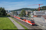 Zentralbahn HGe 101 961 mit IR Luzern - Engelberg am 24. Juni 2019 bei Horw.