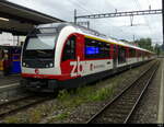 zb - Zahnradtriebzug ABeh  150 101-1 abgestellt im Bhf. von Interlaken Ost am 2024.09.08