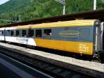 ZB - Speisewagen WR 422-3 im Bahnhof von Interlaken Ost am 16.08.2008