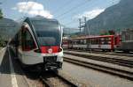 Nagelneu: Triebzug 130 006-0 der aus Luzern-Stans-Engelbergbahn und SBB-Brnigbahn entstandene Zentralbahn.