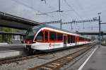 ABeh 160 005-2 hält beim Bahnhof Interlaken Ost. Die Aufnahme stammt vom 11.10.2014.