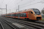 Noch befindet sich der neue SOB-Flirt RABe 526 in der Testphase. Am 6. Dezember 2018 war ein zukünftiger Voralpenexpress in Luterbach stationiert.
Foto: Walter Ruetsch