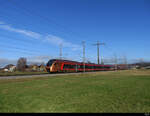 SOB/SBB - Traverso RABe 506 117 unterwegs bei Lyssach am 31.12.2021