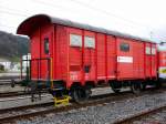 SOB - Dienstwagen Xds  99 85 932 0 342-0 im Wattwil am 27.03.2015