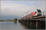 S 40 526 054-2 von und nach Einsiedeln auf dem Damm von Rapperswil. (10.09.2015)