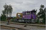 Der Tm 232 596-7 (UIC 98 85 5232 596-7 CH-ST) der Sursee Triengen Bahn (ST) in Triengen.
27. Aug. 2017