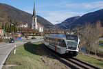 Mit dem Fahrplanwechsel vom 13. Dezember 2020 haben sich die RABe 526 (GTW 2/8), ehemals SBB, BLS, RM von den Juralinien Biel-Moutier und Biel La Chaux-de-Fonds in die Ostschweiz zu Thurbo verabschiedet.
Die Serie von sechs Bilder erinnert noch einmal an die letzten Einsätze.
Bei Court am 22. November 2020.
Foto: Walter Ruetsch